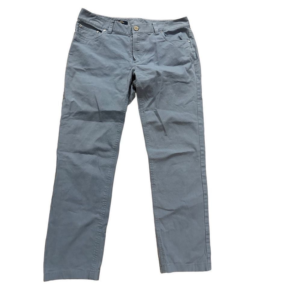 Brooks Brothers Brooke Fit womens light blue straight leg denim pants 8‎